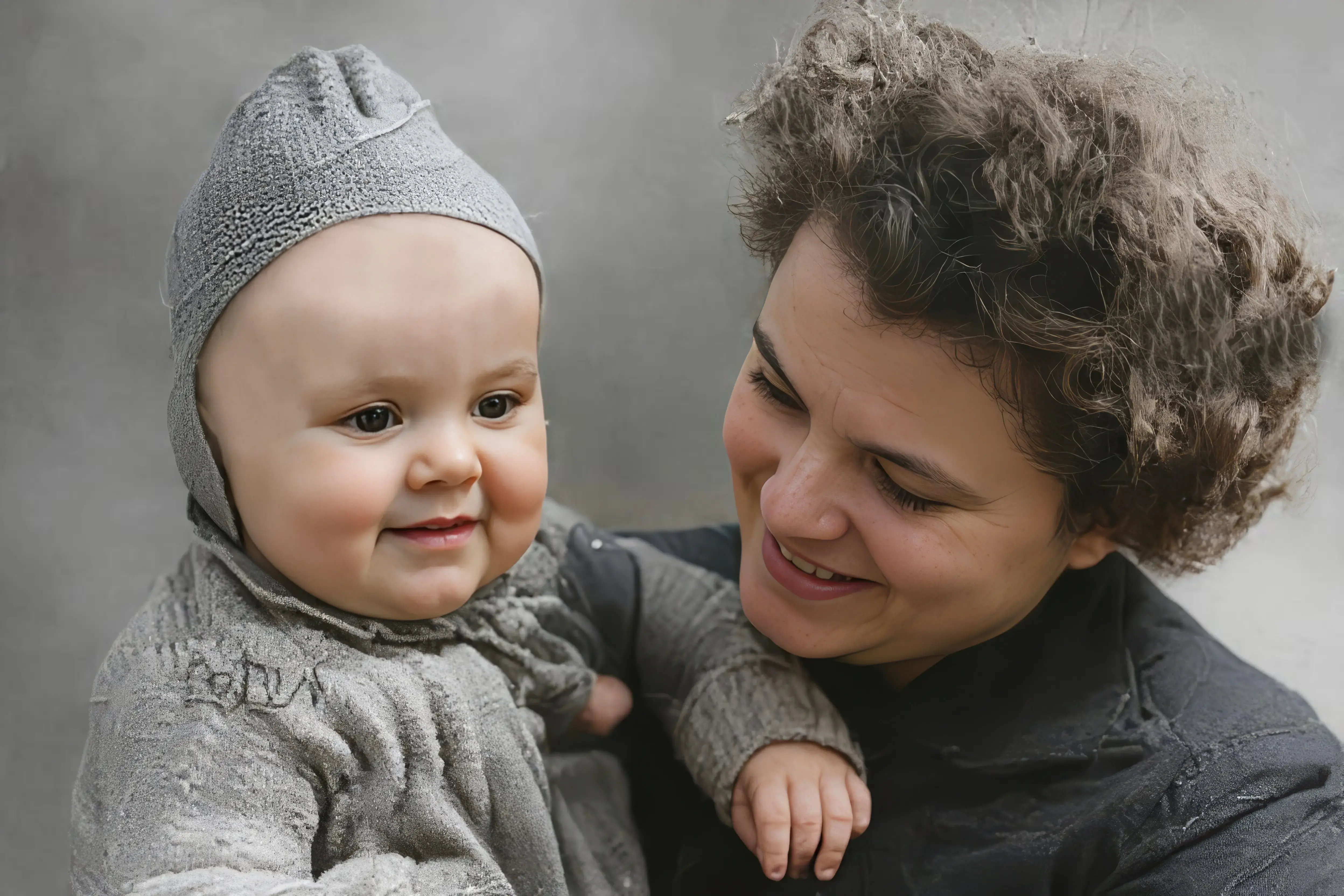 Restored vintage portrait