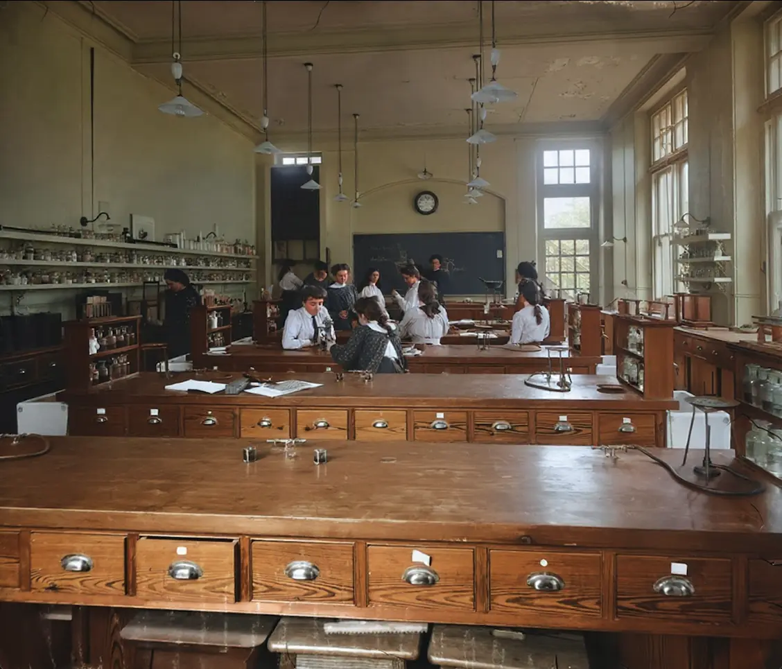 Restored old photograph