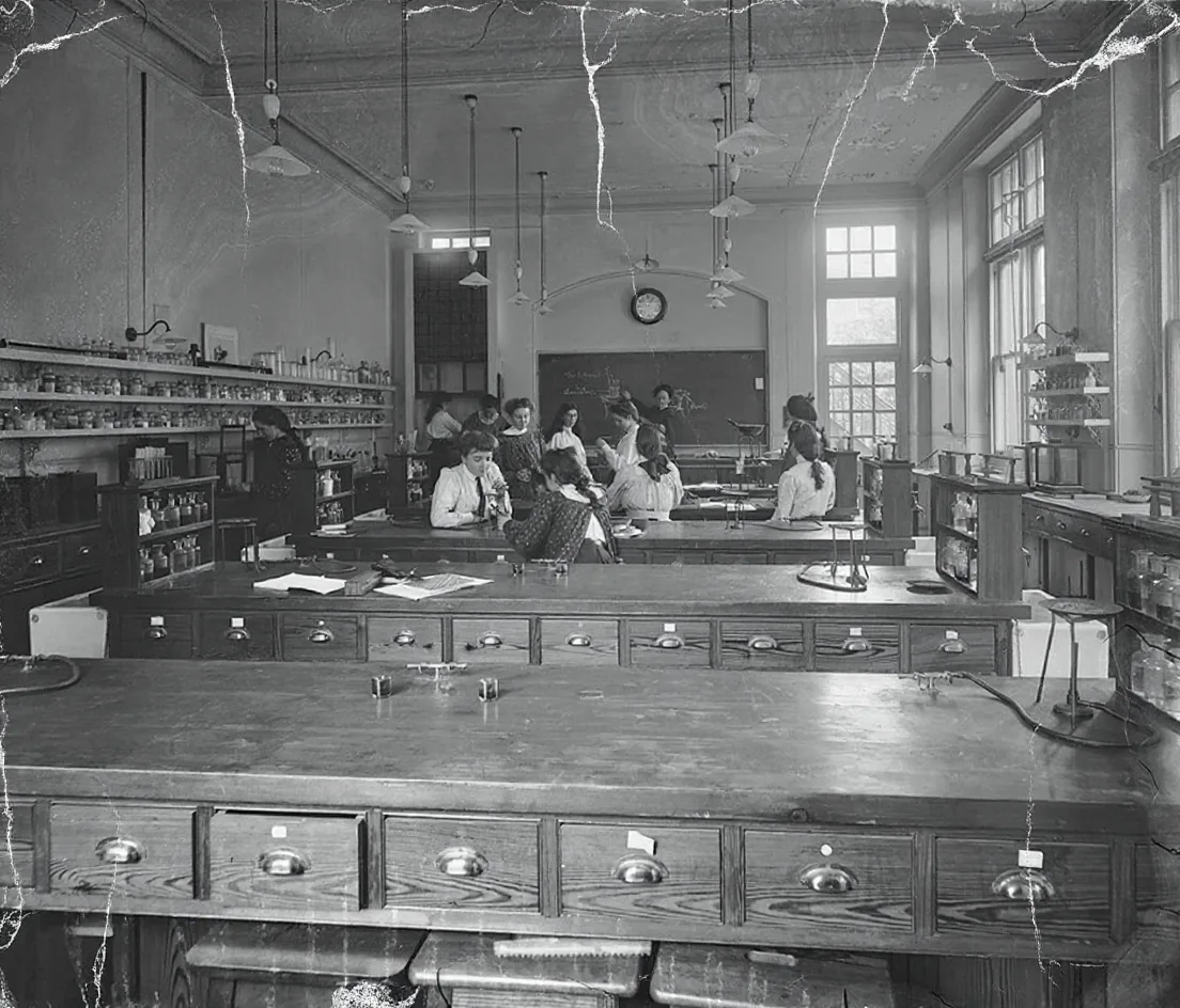 Original weathered photograph